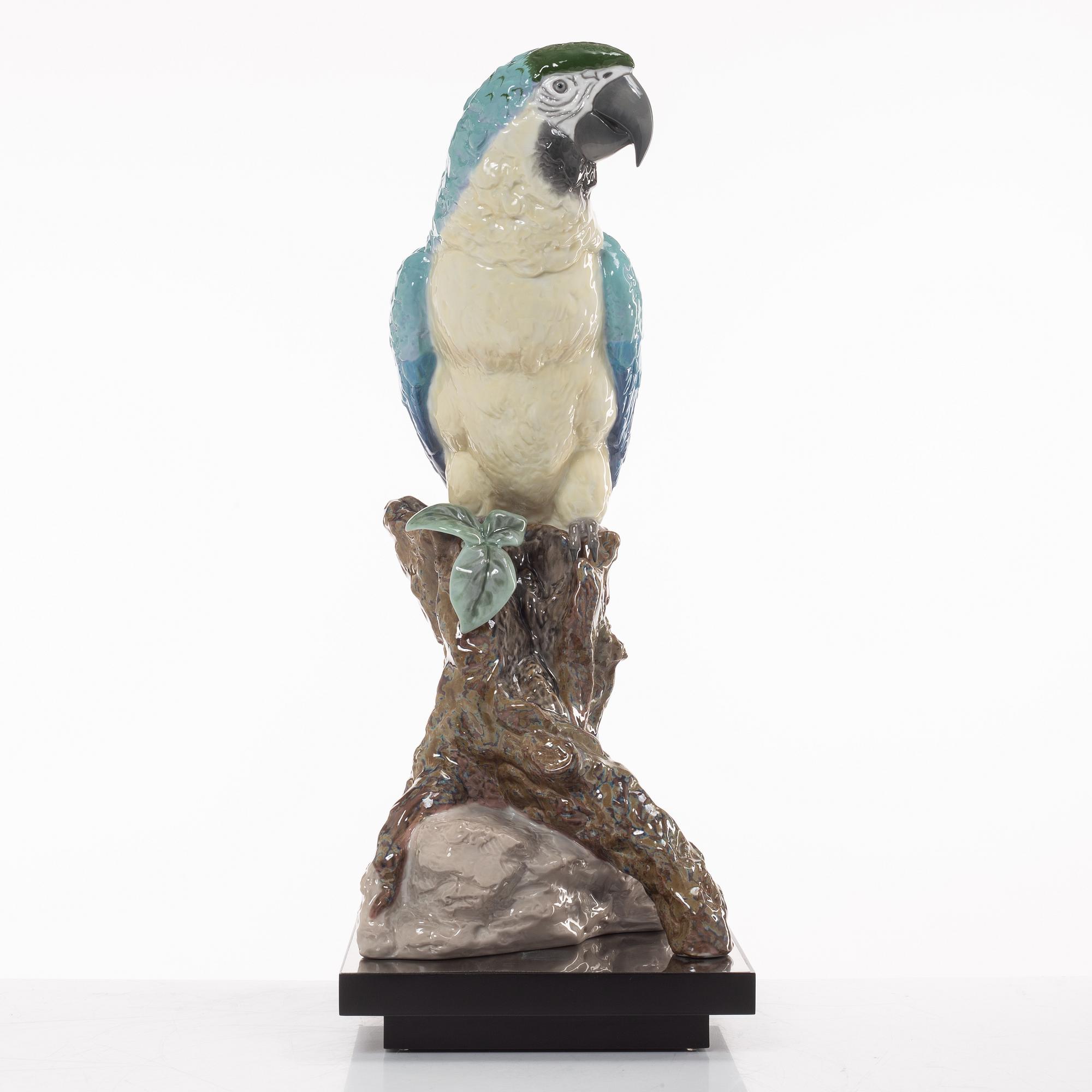 Lladró, figurin, "Macaw Bird", Spanien.