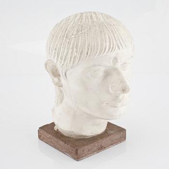 SKULPTUR, efter antik förlaga, gips, 1900-talets andra hälft.