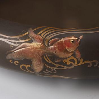 A lacquered bowl, Japan, Zohiko Company.