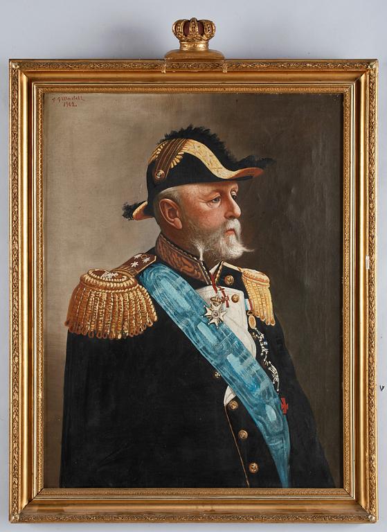 CARL GABRIEL WADELL, olja på duk. Sign o dat 1902.