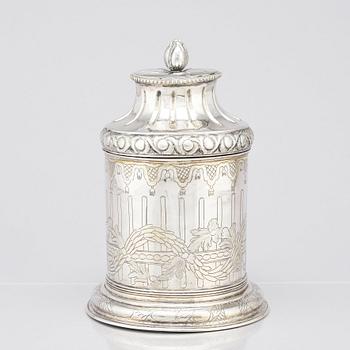 A Swedish 18th century silver tankard, possibly mark of Erik Löfgren (Umeå 1786-1796), 1786.