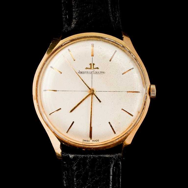 HERRARMBANDSUR, 18 k guld, Jaeger-Le Coultre.