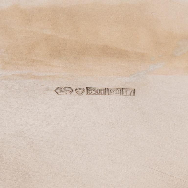 KAADIN, hopeaa, samodorok-tekniikkaa, Hämeenlinna 1972.