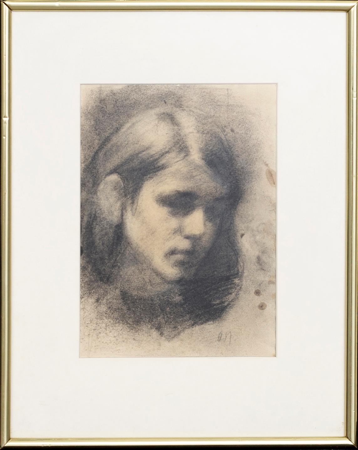 ODD NERDRUM, teckning signerad.