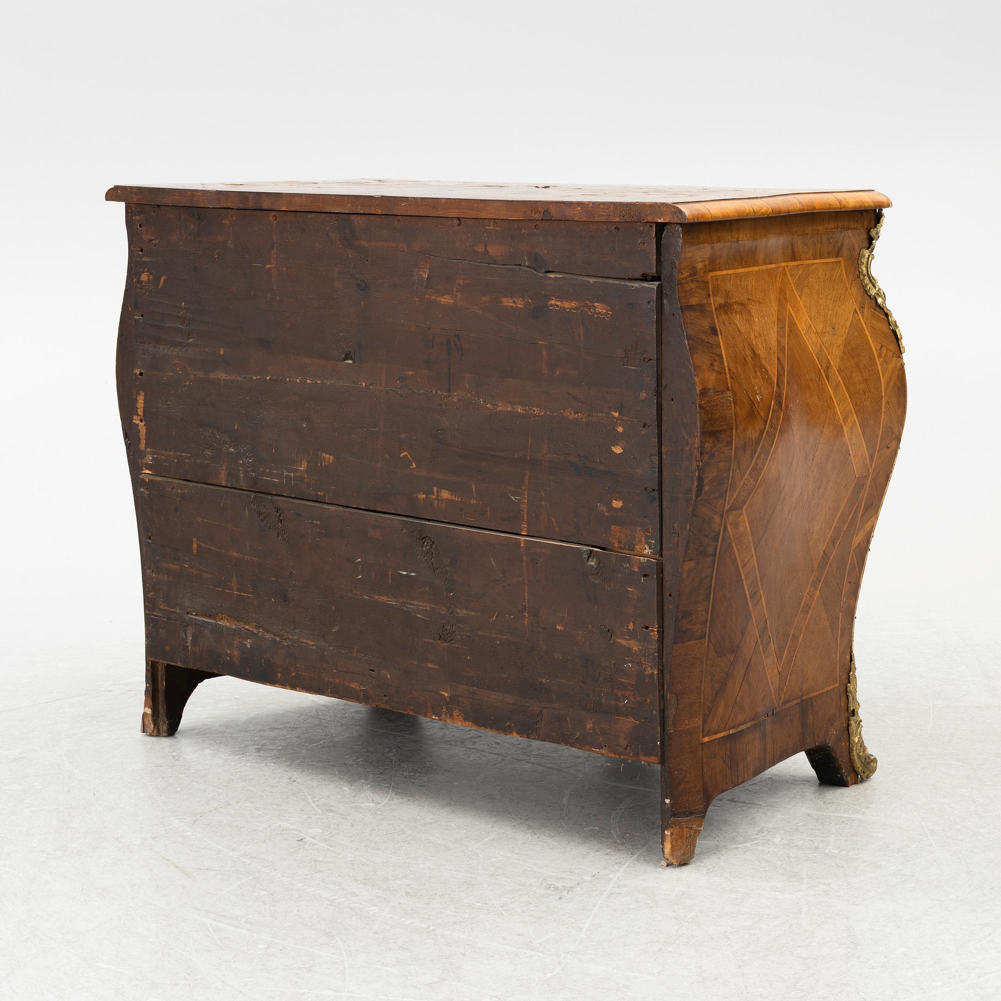 A Rococo dresser, 18th century.