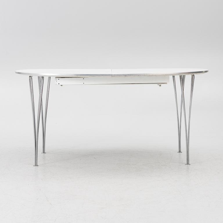 Bruno Mathsson, & Piet Hein, dining table, “Superellipse”, Fritz Hansen, 1987.