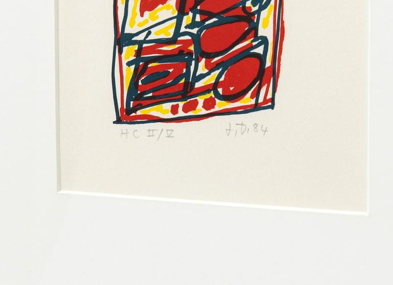 Jean Dubuffet, "Exercise lithographique no. 9 Mouvance".