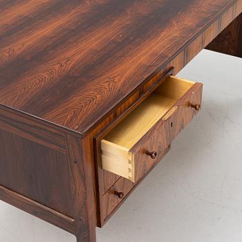 Erik Wørts, a rosewood veneered 'Exklusiv' desk, IKEA, 1960's.