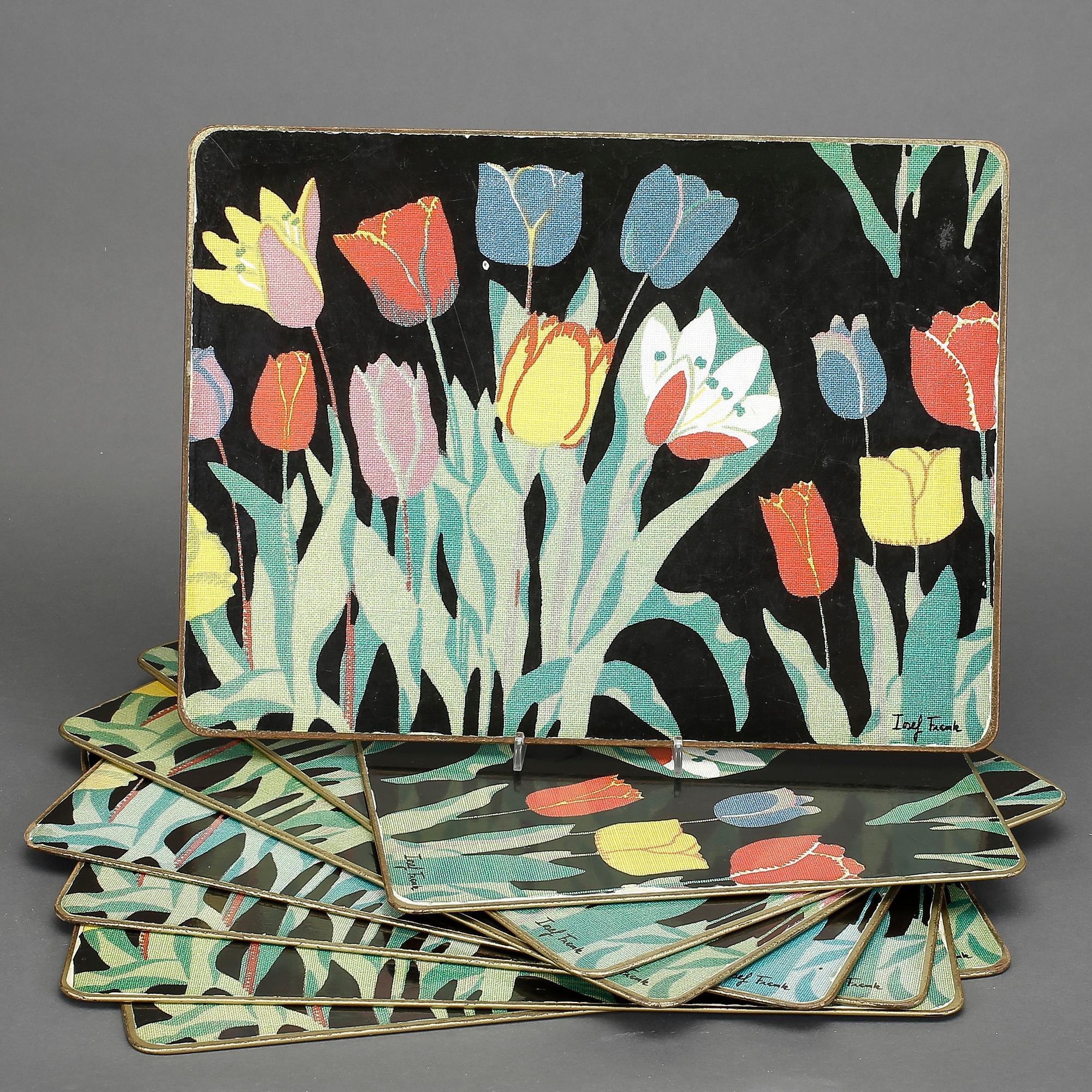 TABLETTER, 8 st, Josef Frank, Svenskt Tenn, 1900-talets andra hälft.