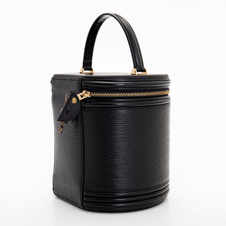 Louis Vuitton, A Black Epi leather 'Cannes' Vanity Bag.
