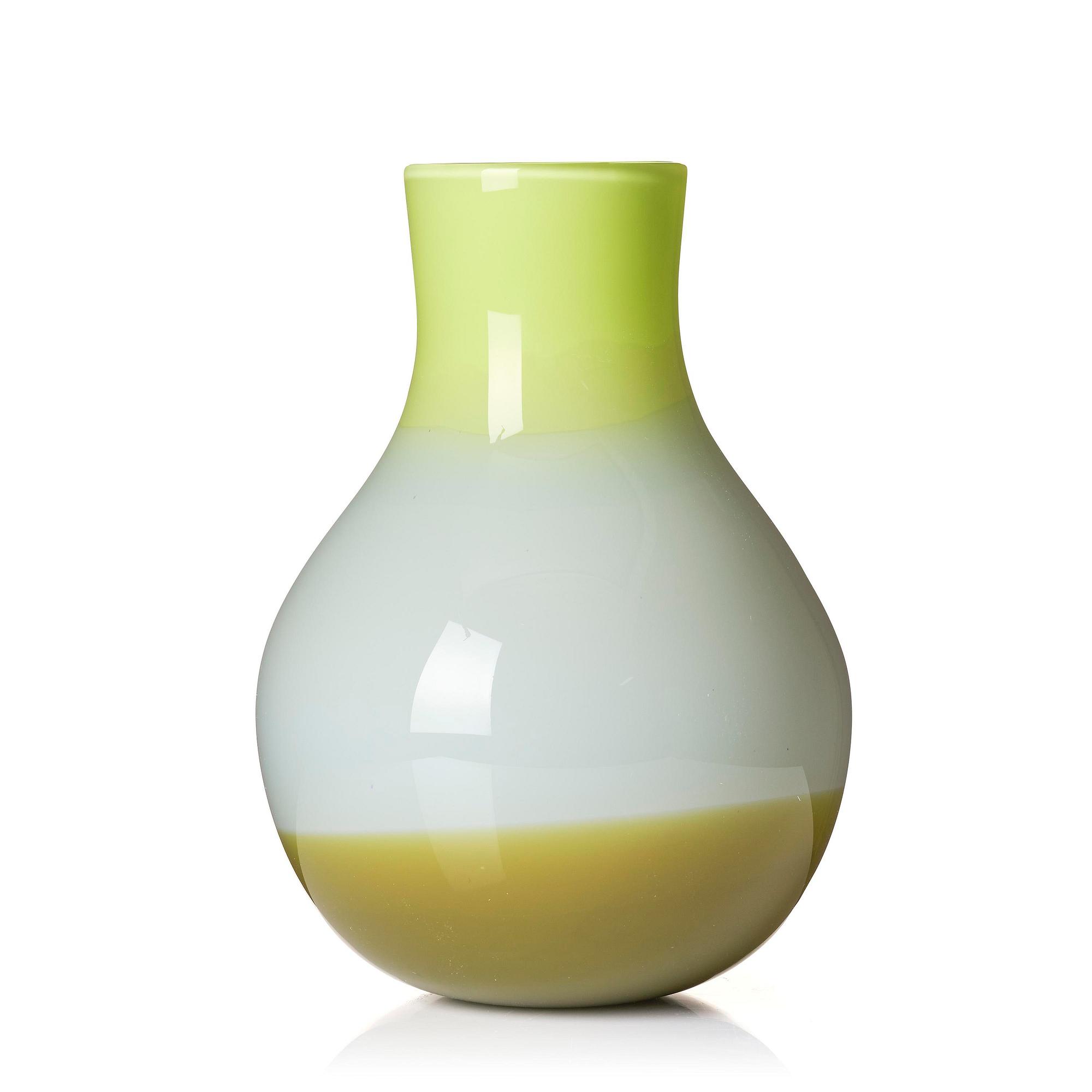 Gunnel Sahlin, urna, glas, Pilchuck Glass School, Seattle, 1995, blåst av Dante Marioni.