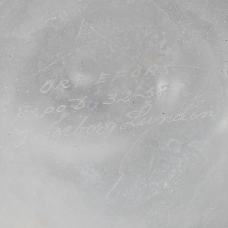 VAS, glas "Äpplet", Ingeborg Lundin, Orrefors.