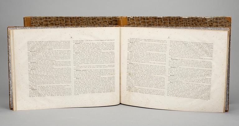SUECIA ANTIQUA ET HODIERNA, 3 vol, Eric Dahlberg, Stockholm sannolikt 1856.