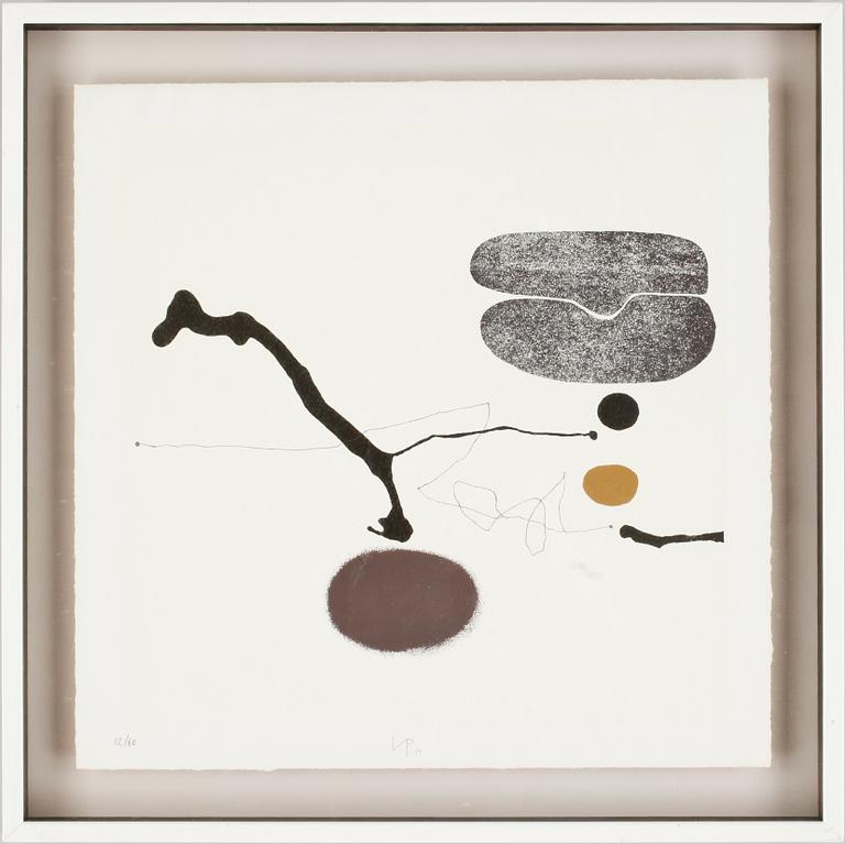 VICTOR PASMORE, etsning blandteknik, sign, dat o numr VP 70, 17/60.