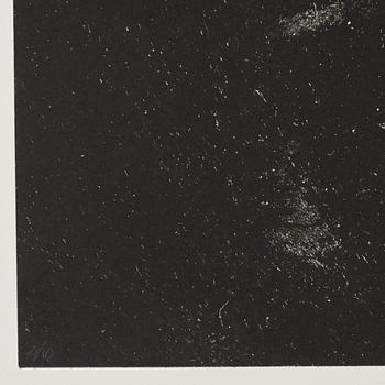 Dan Wolgers, blyrör, signerad Dan Wolgers och numrerad 2/10. 5 photopolymer tryck, 2014, upplaga 10. I originalkartong.