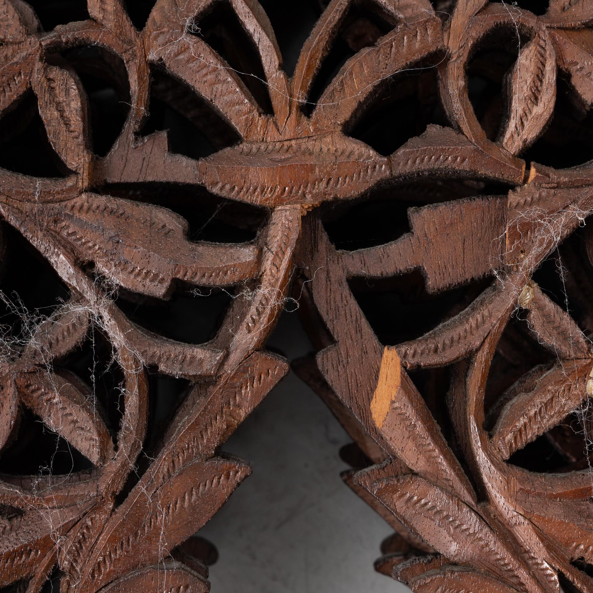 An Anglo-Indian hardwood folding Table, North India, circa 1880. .