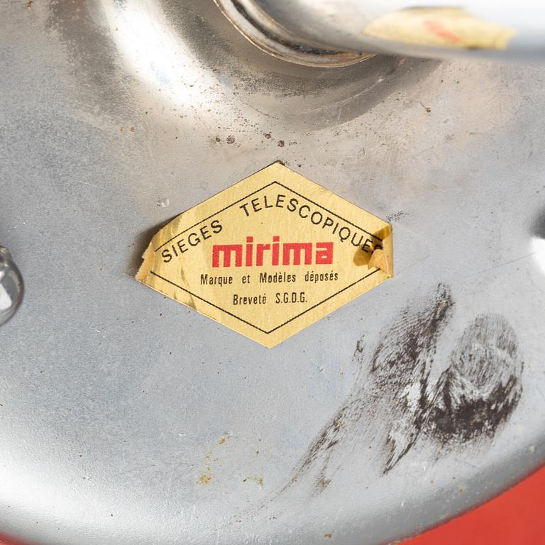 Etienne Fermigier, a pair of tractor seat stools, Mirima, France, 1970's.