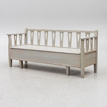 A Gustavian style sofa, early 20th century.