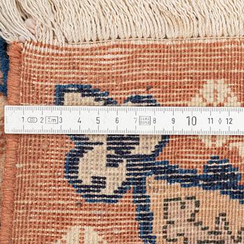 A figural Kashmar carpet, c. 375 x 295 cm.