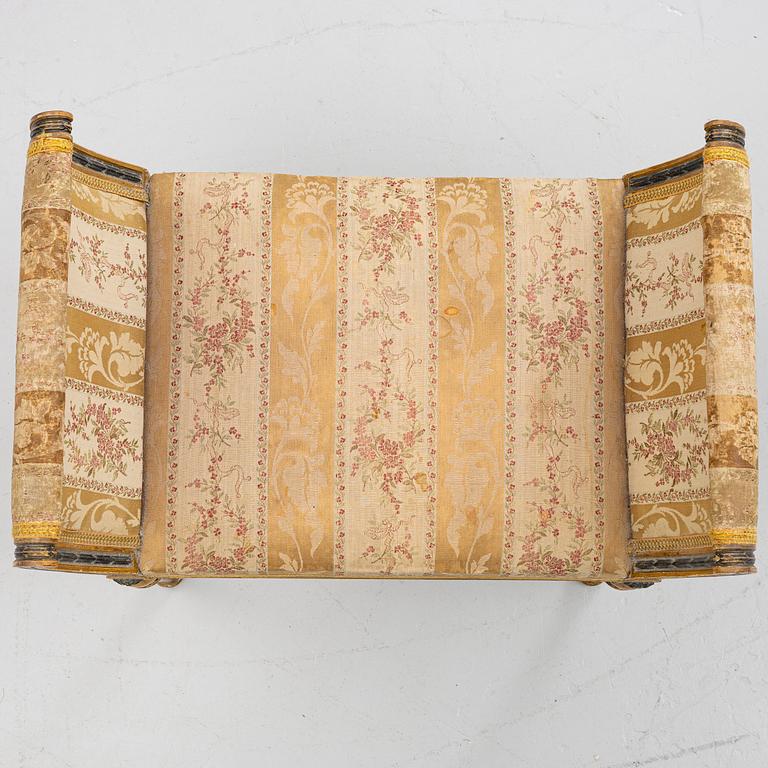 Stool, Louis XVI style, 19th century.