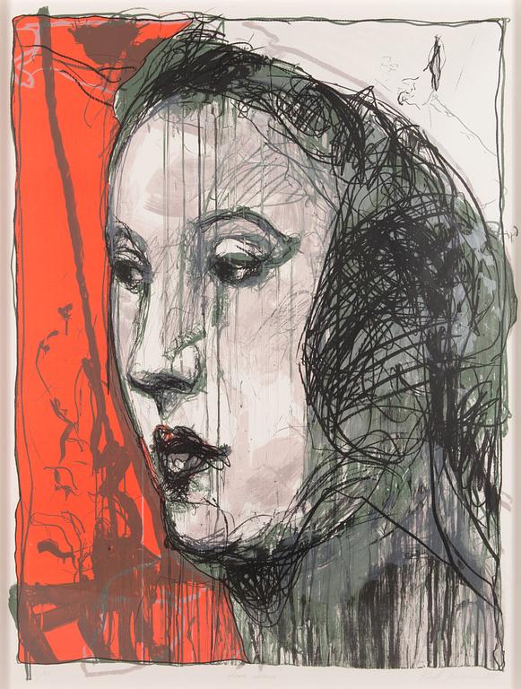 Kuutti Lavonen, lithograph, signed and dated 2008, numbered 31/50.