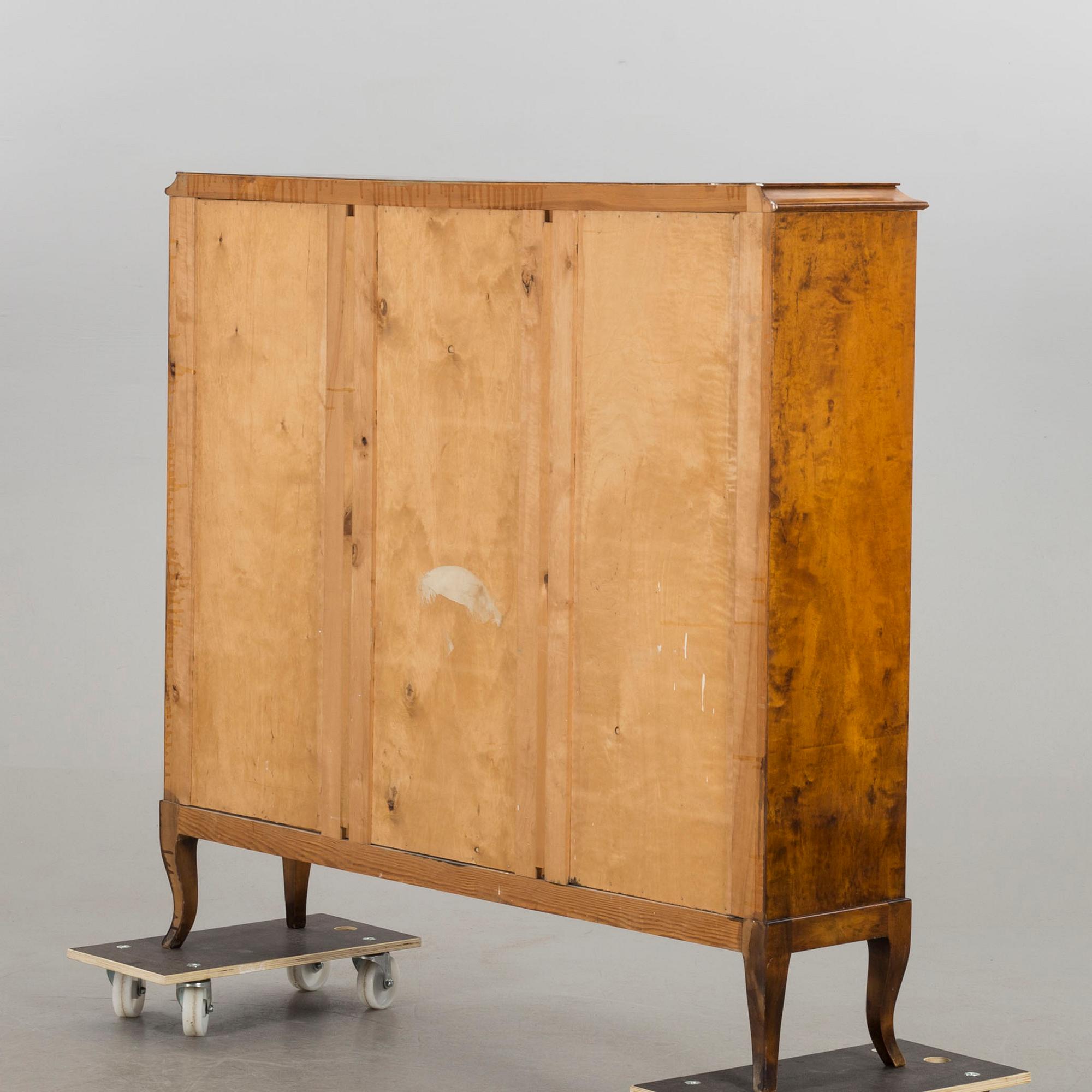 VITRIN-/BOKSKÅP, 1930-40-tal.