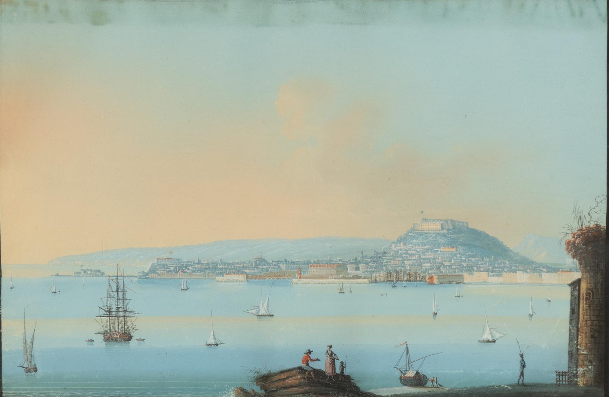 Italiensk skola, 1800-tal, "Napolidal Carmine".