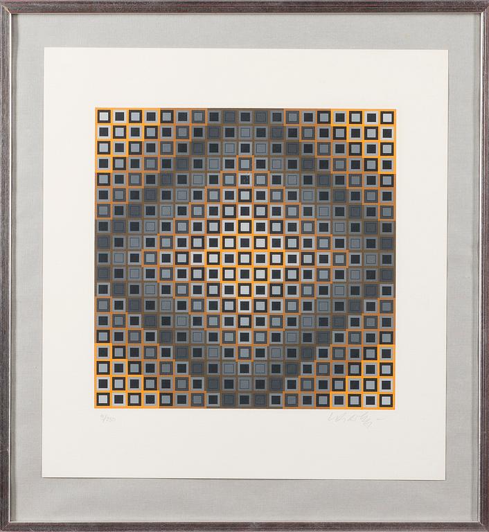 VICTOR VASARELY, serigraph, signed and marked 9/250.