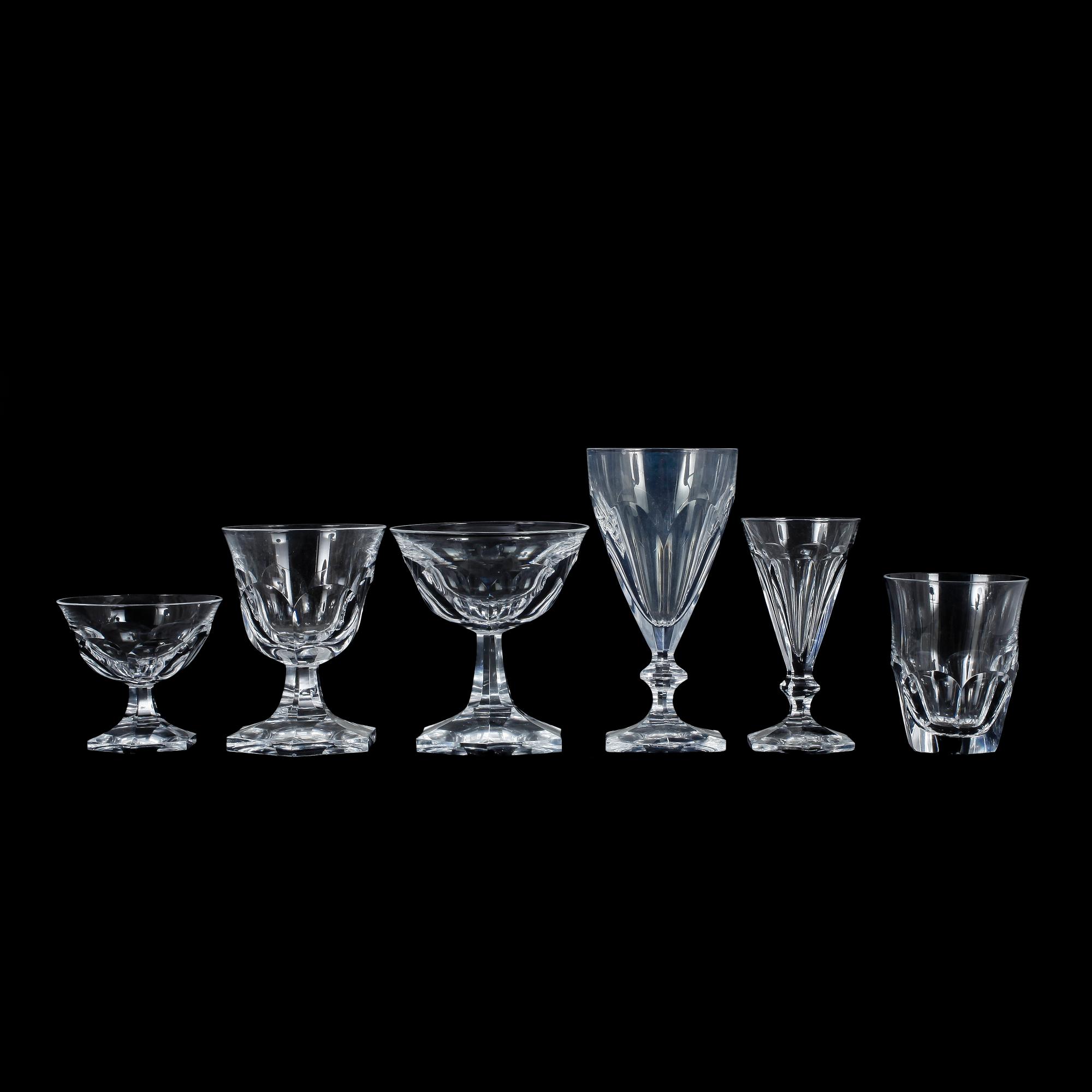 GLASSERVIS, 76 delar, "Bergh", Elis Bergh, Kosta Boda.