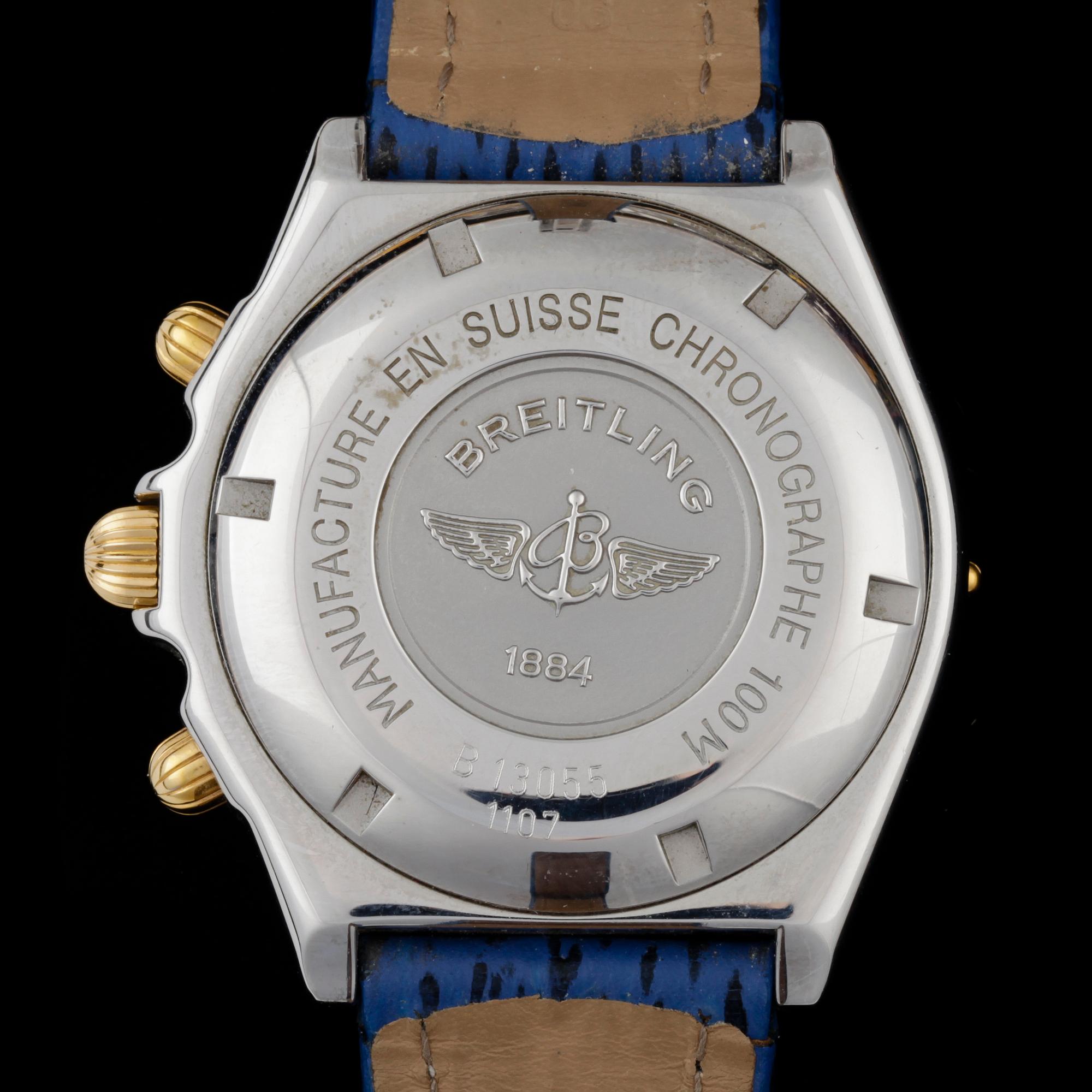 ARMBANDSUR, stål guld, Breitling, Chronomat, Crosswind, 1997.