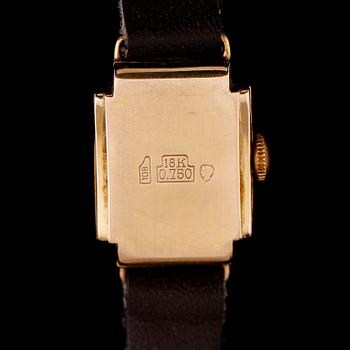 ARMBANDSUR, 18 k guld, Mithra, antimagnetic, 1900-talets första hälft.