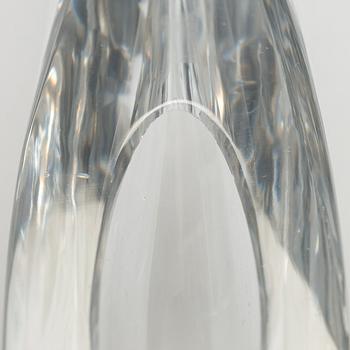 Aimo Okkolin, konstglas, , "Svärdslilja", signerad Riihimäen Lasi  Oy, Aimo Okkolin, Riihimäen Lasi Oy.