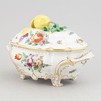 A rococo style dining service, 68 pcs, from Nymphenburg, Germany.