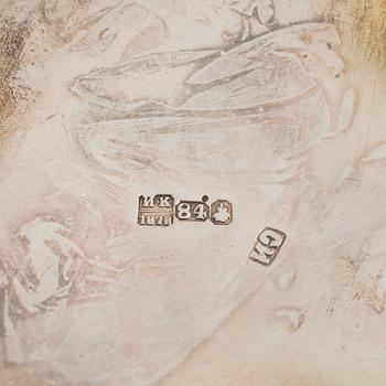 Silver, 6 delar, Ryssland, bl a Isac Wilhelm Warelius, St Petersburg 1842,