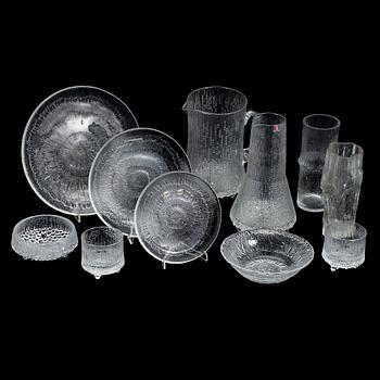 SERVISGLAS, 56 delar, Tapio Wirkkala och Timo Sarpaneva, Iittala.