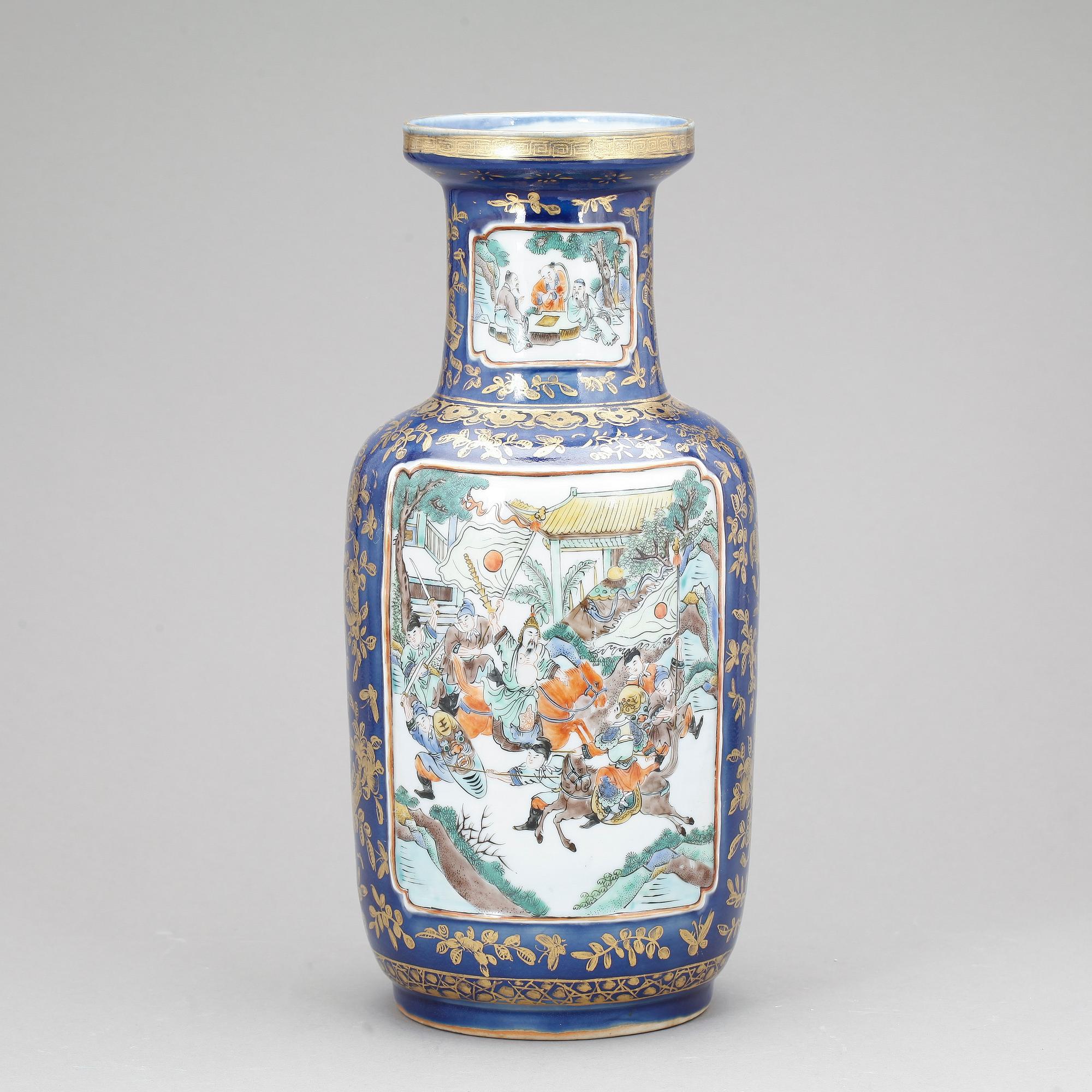 VAS, porslin, Kina, troligen 1800-talets slut.
