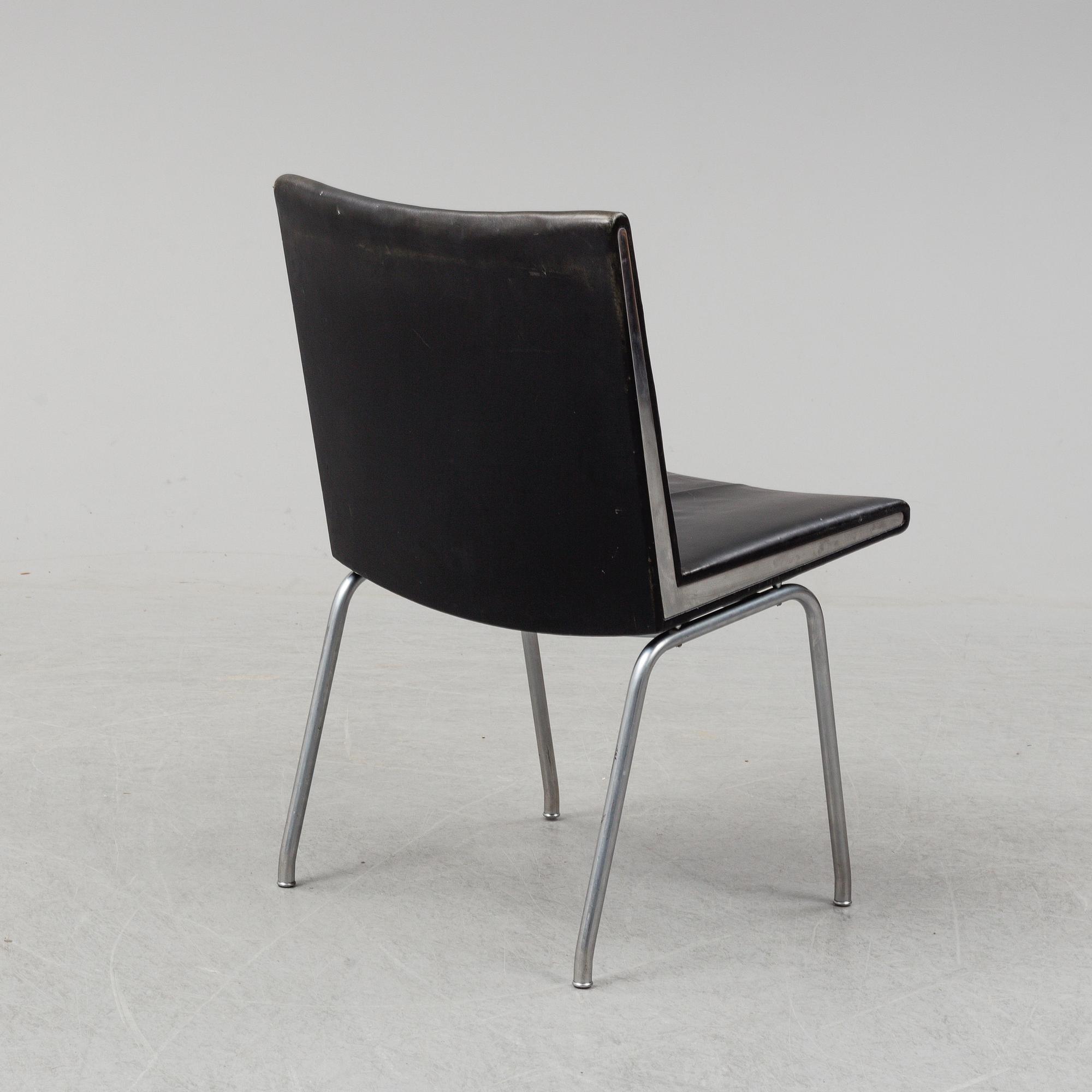 HANS J WEGNER, a 'CH 401' 'Lufthavnstolen' chair from the Kastrup series, Denmark, 1960's.
