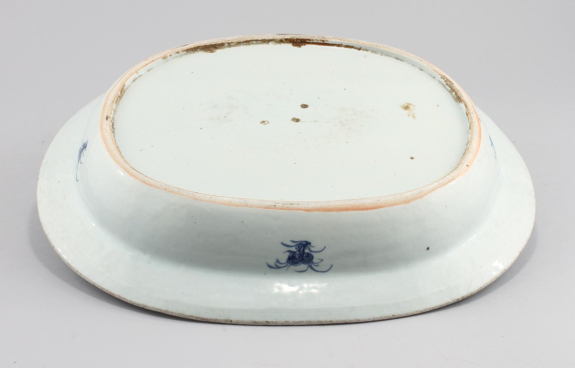 HANDFAT, porslin, Kina, 1700-tal.