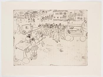 MARC CHAGALL, 71 st etsningar ur upplagan om 285 exemplar på Arches/MBM/J. Perrigot-papper, 1923-1948.