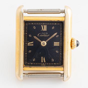 must de Cartier, Tank, armbandsur, 20,5 x 20 (28) mm.