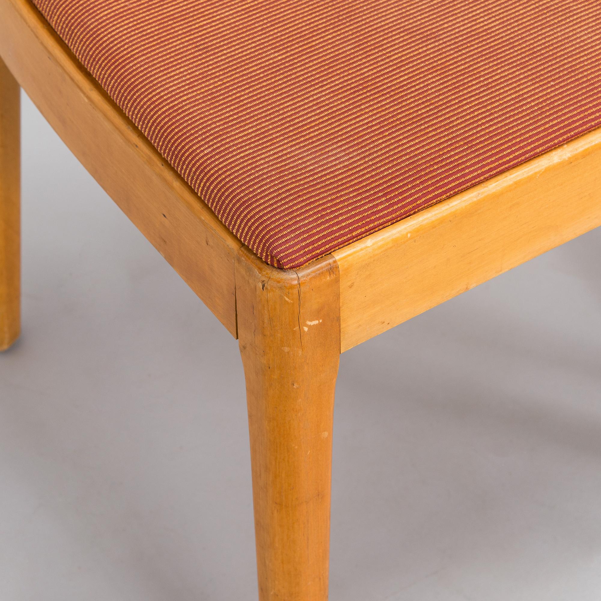 Aino Aalto, Four 1940s chairs for O.Y. Huonekalu-ja Rakennustyötehdas A.B.