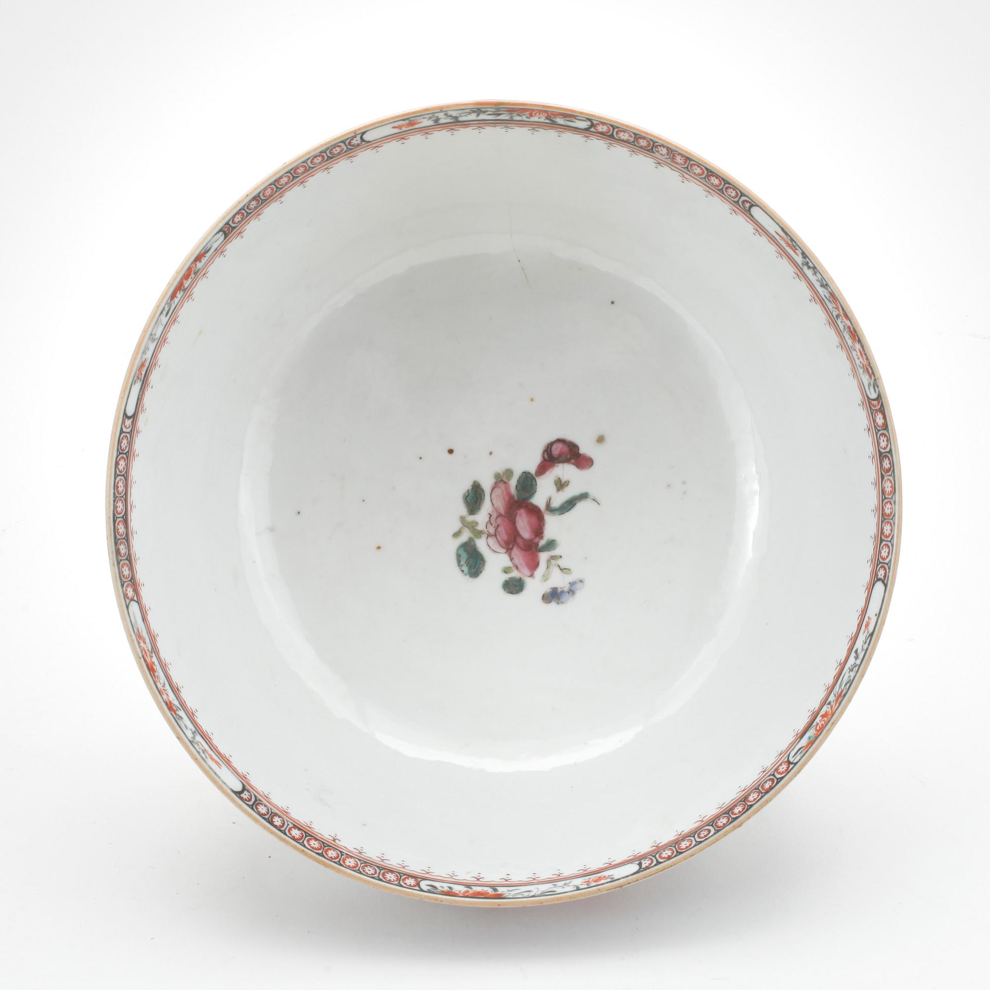 SKÅL, kompaniporslin, Qingdynastin, Qianlong (1736-95).