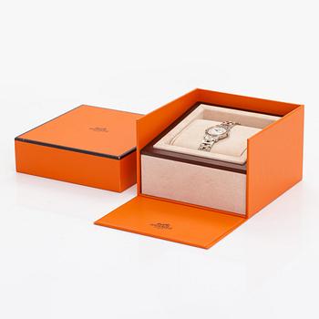Hermès, Clipper, wristwatch, 24 mm.
