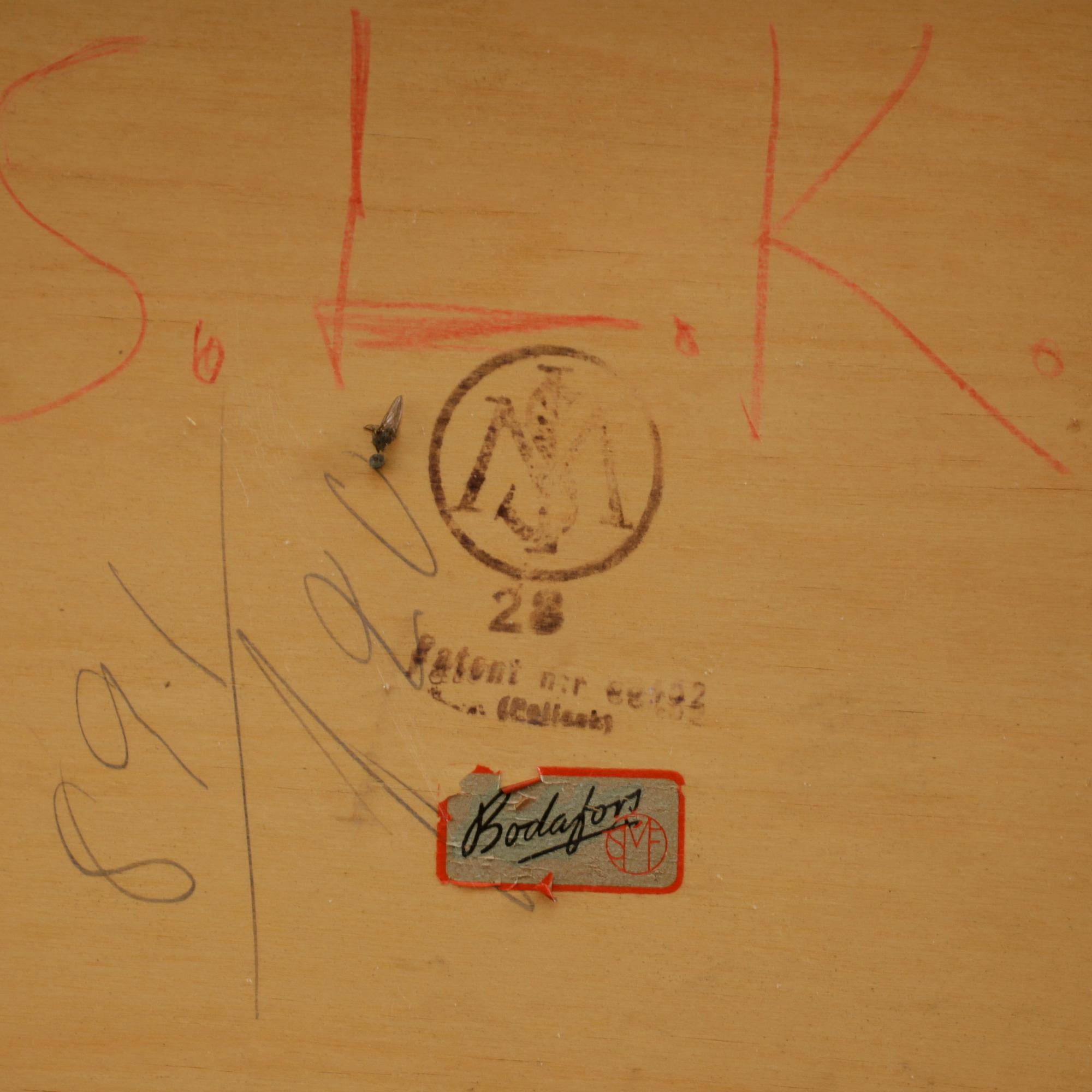 STOLAR, 6 st, Sven Markelius, Svenska Möbelfabrikerna i Bodafors, 1900-tal.