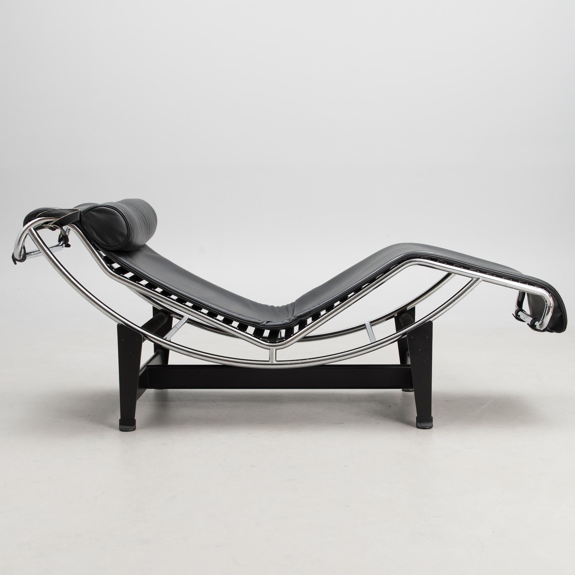 Le Corbusier, LC4 Chaise Longue, Cassina, Italy, numbered 71801, design Pierre Jeanneret and Charlotte Perriand.