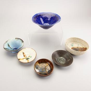 Carl Cunningham-Cole, a set of six stoneware bowls.