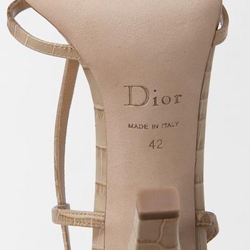 CHRISTIAN DIOR, sandaletter, "Piedra", storlek 42.