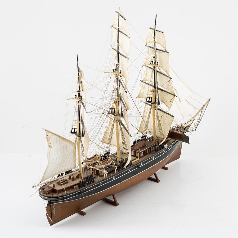 Cutty Sark model ship, latter half of the 20th century.