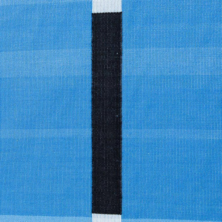 Irma Kukkasjärvi, ridå / tygrulle, 1990. Ca 130 × 350 cm.