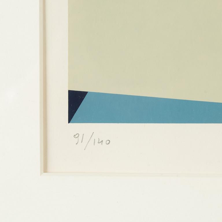 Arturo Bonfanti, silkscreen in colours, 1976, signed 91/140.